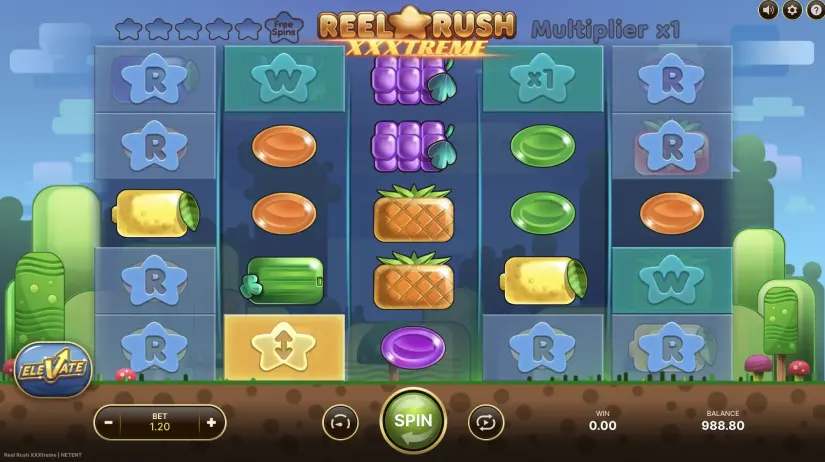 Reel Rush XXXtreme slot screenshot 5