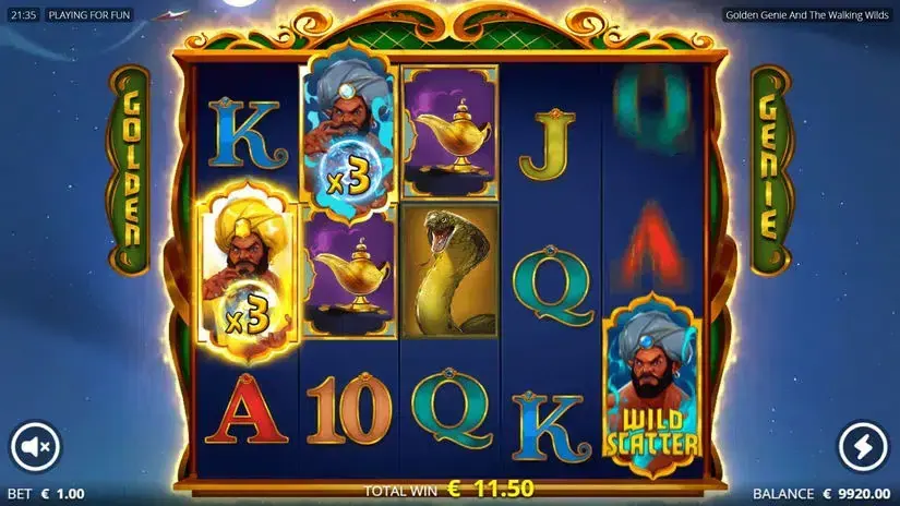 Golden Genie slot screenshot 4