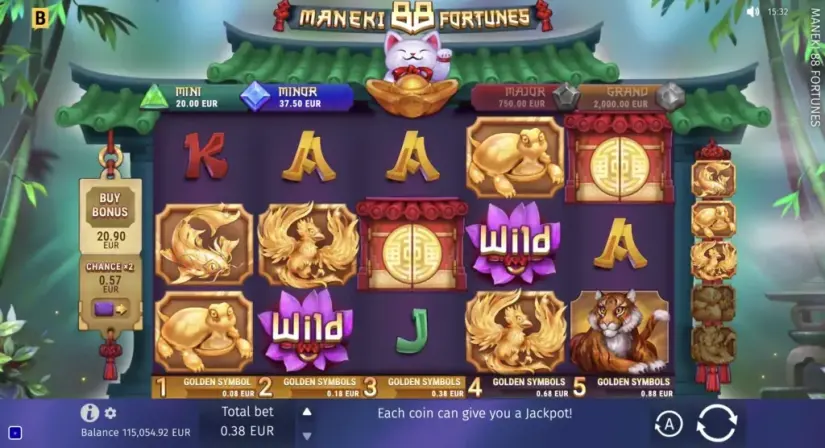 Maneki 88 Fortunes slot screenshot 7