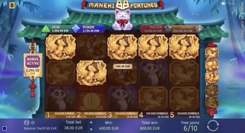 Maneki 88 Fortunes slot screenshot 9