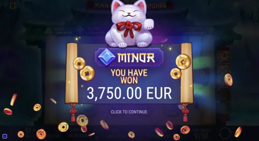 Maneki 88 Fortunes slot screenshot 8