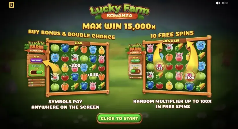 Lucky Farm Bonanza slot screenshot 10