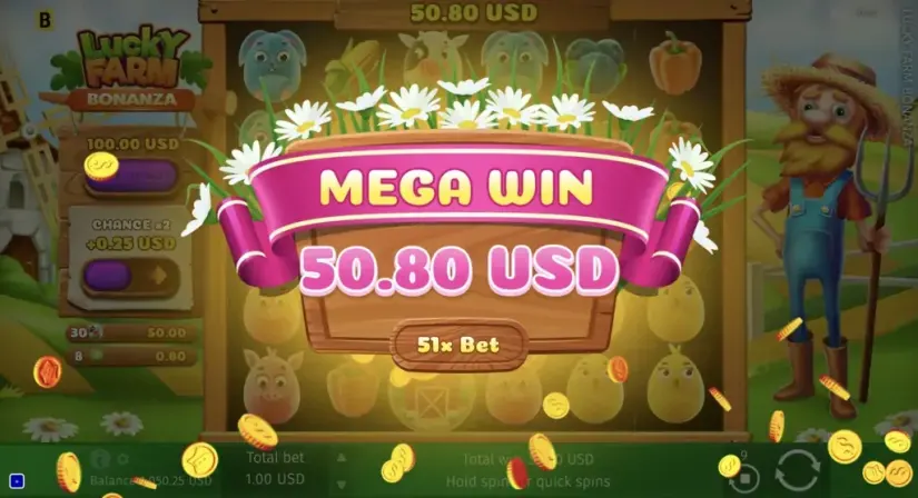 Lucky Farm Bonanza slot screenshot 6