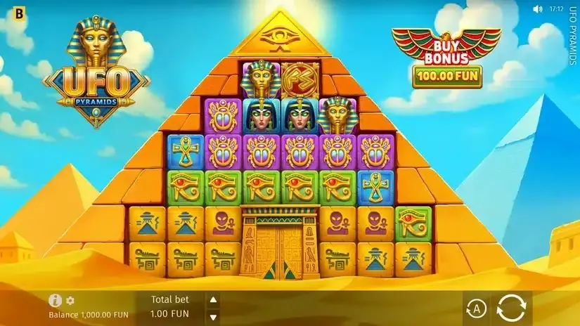 UFO Pyramids slot screenshot 