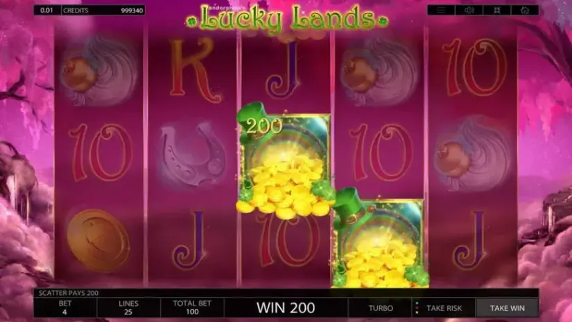 Lucky Lands slot screenshot 