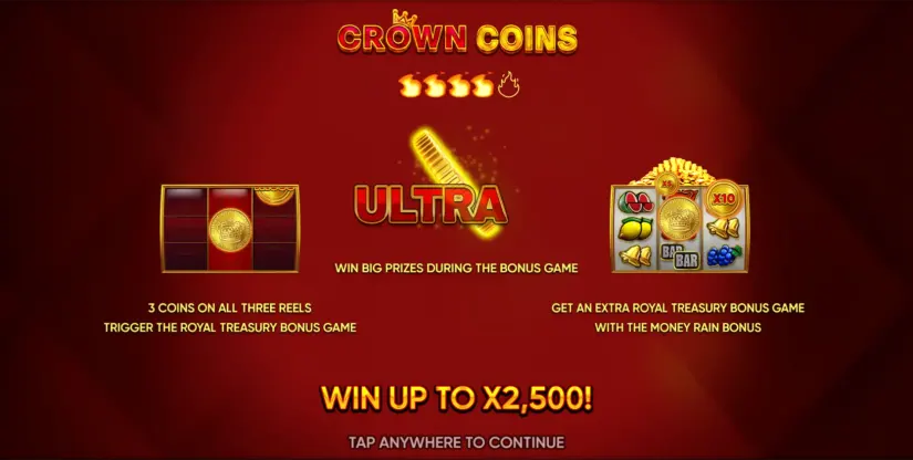 Crown Coins slot screenshot 8