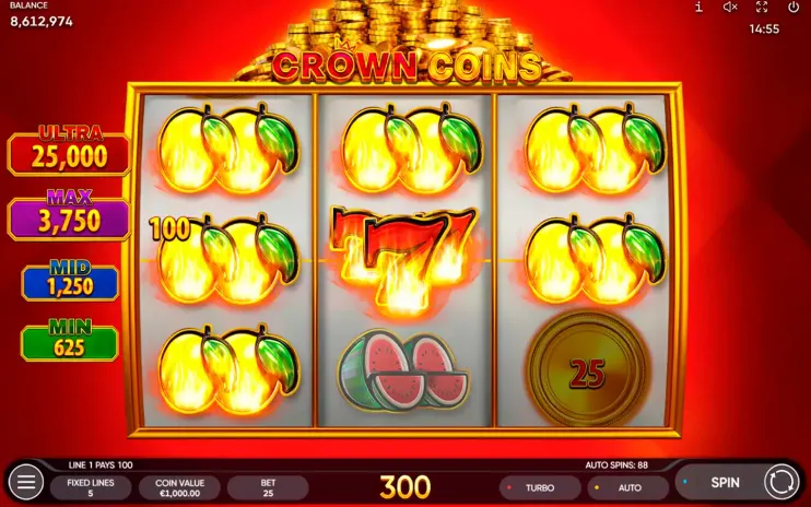 Crown Coins slot screenshot 10