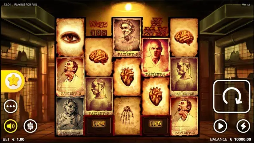 Mental slot screenshot 