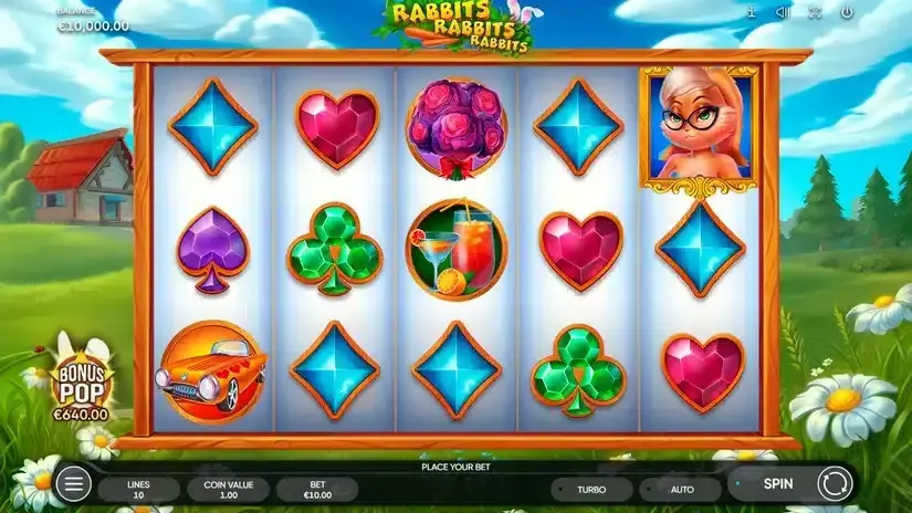 Rabbits, Rabbits, Rabbits! slot screenshot 1