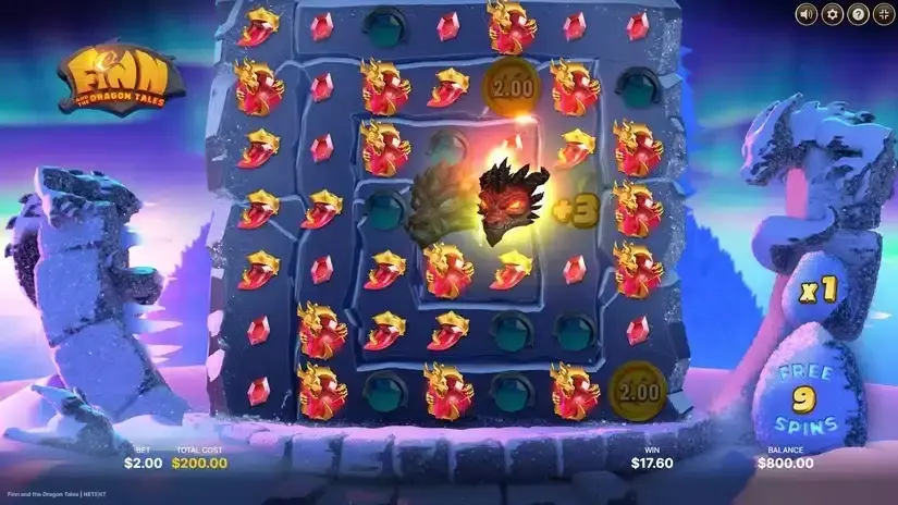 Finn and the Dragon Tales slot screenshot 6