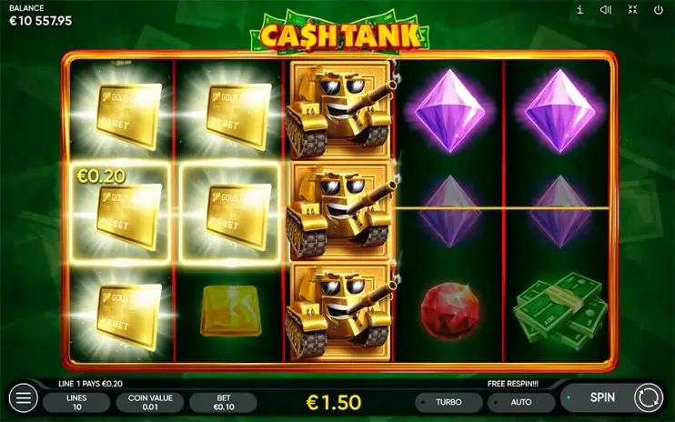 Cash Tank slot screenshot 5