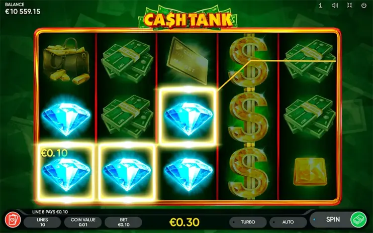 Cash Tank slot screenshot 6