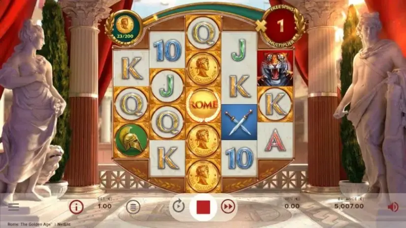 Rome: The Golden Age slot screenshot 5