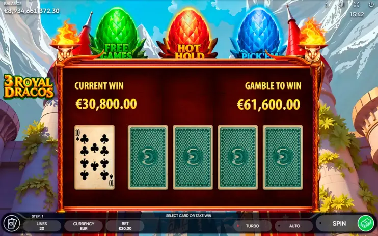 3 Royal Dracos slot screenshot 8