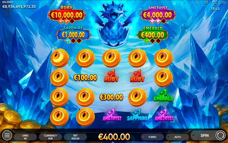 3 Royal Dracos slot screenshot 6