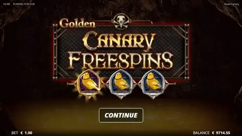Dead Canary slot screenshot 3