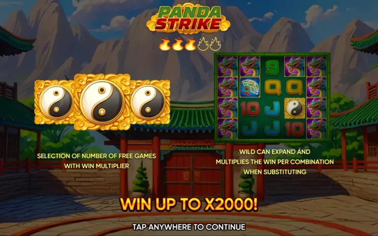 Panda Strike slot screenshot 5