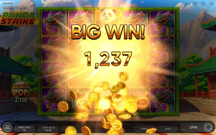 Panda Strike slot screenshot 10