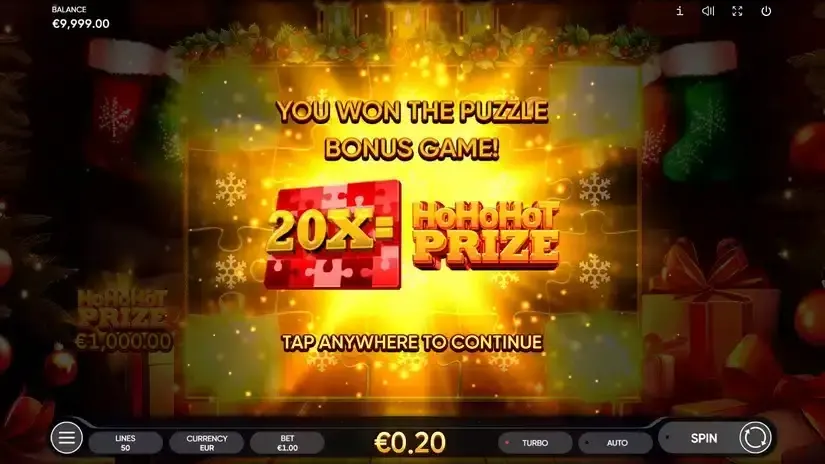 Santa’s Puzzle slot screenshot 3
