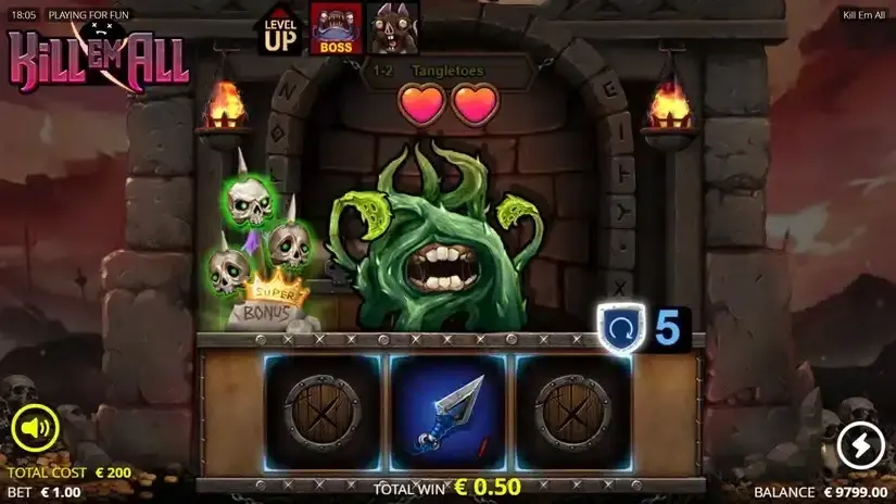 Kill Em All slot screenshot 3