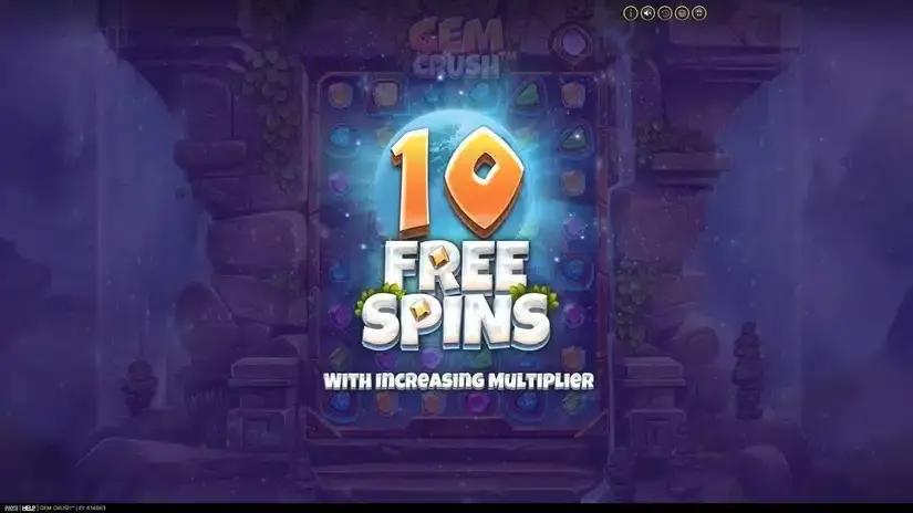 Gem Crush slot screenshot 3