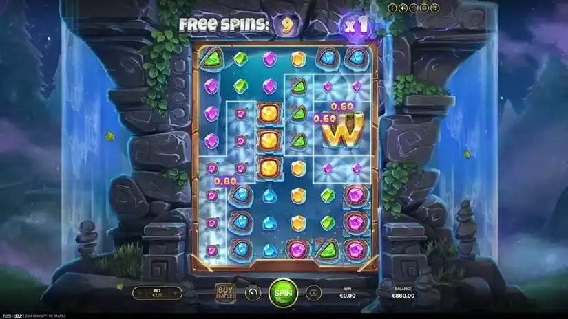 Gem Crush slot screenshot 4