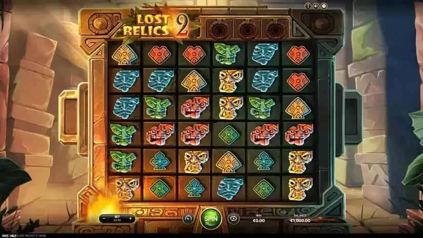 Lost Relics 2 slot screenshot 