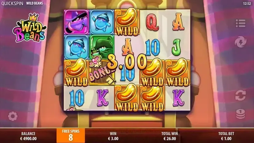 Wild Beans slot screenshot 5