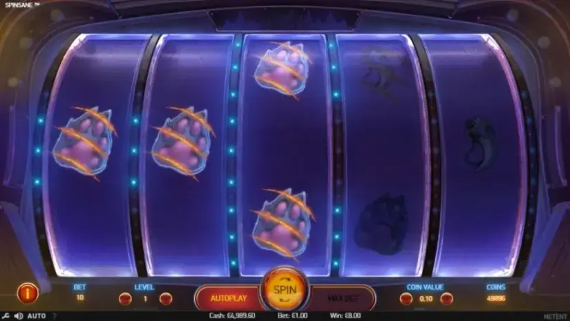 Spinsane slot screenshot 2
