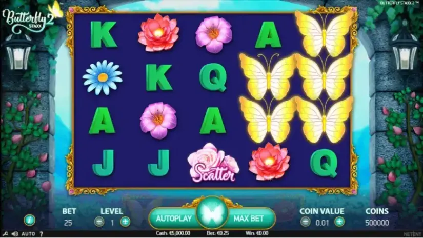 Butterfly Staxx 2 slot screenshot 