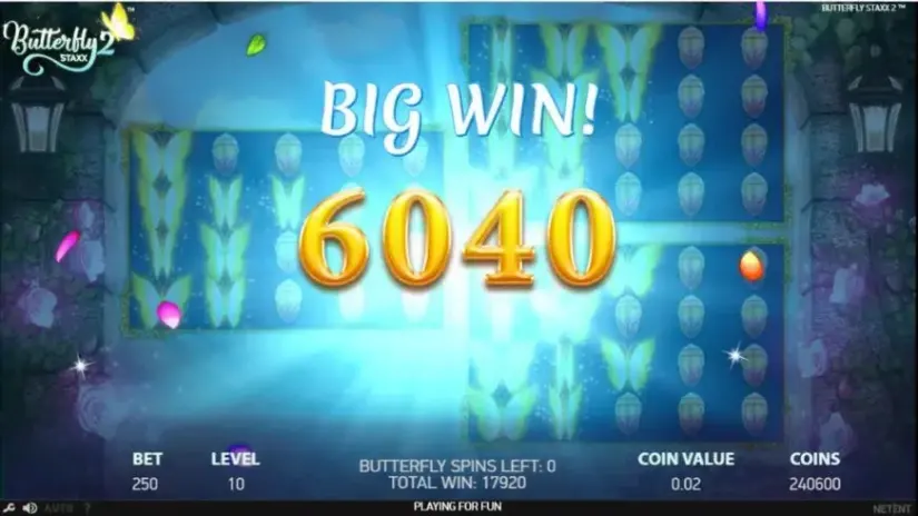 Butterfly Staxx 2 slot screenshot 6