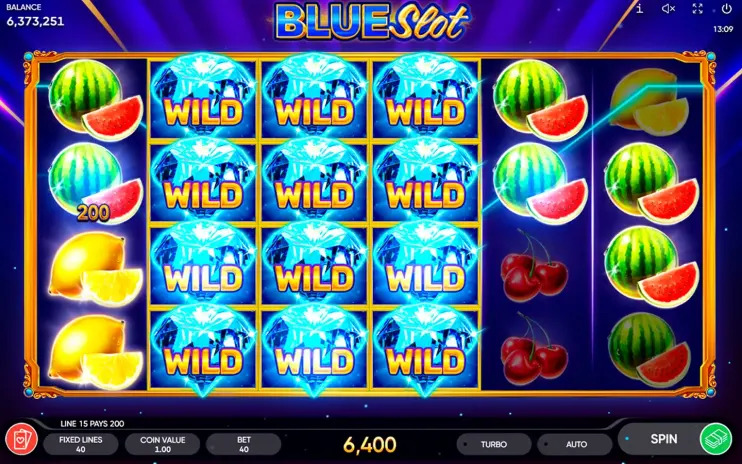 Blue Slot slot screenshot 10