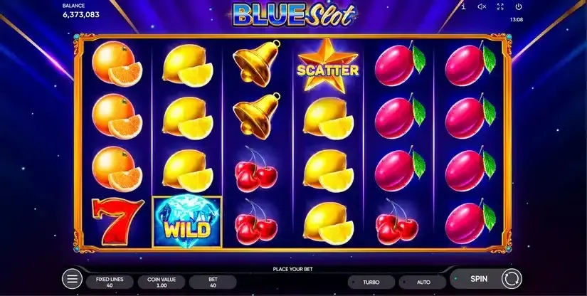 Blue Slot slot screenshot 