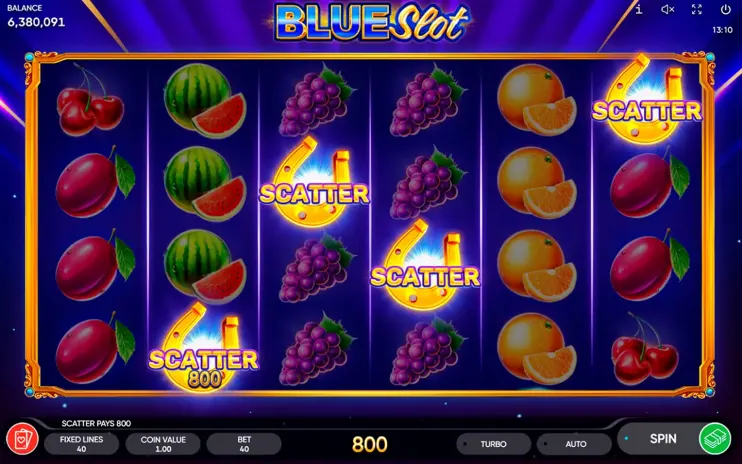 Blue Slot slot screenshot 9