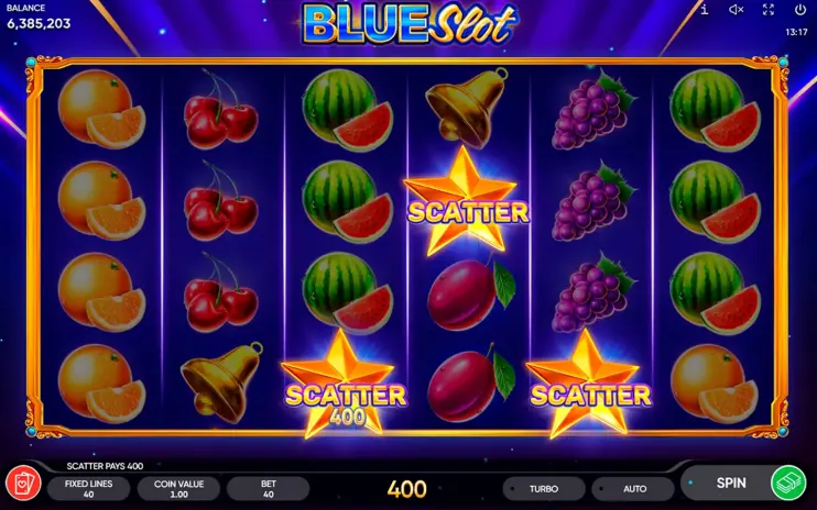 Blue Slot slot screenshot 6