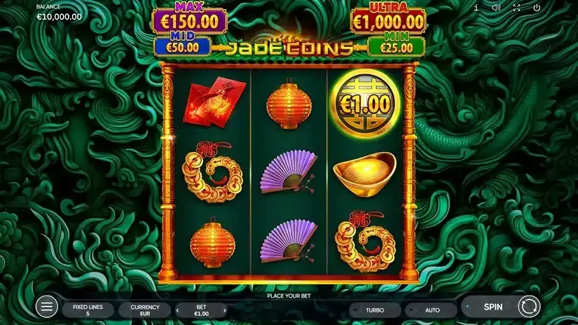 Jade Coins slot screenshot 