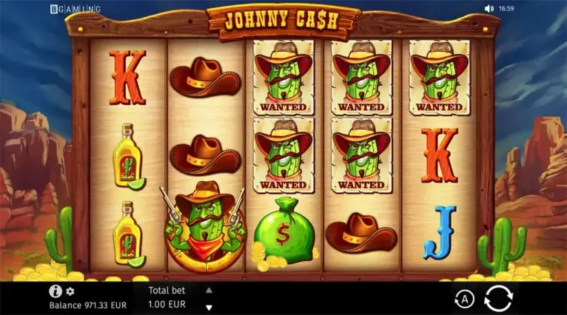 Johnny Cash slot screenshot 6