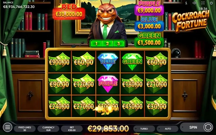 Cockroach Fortune slot screenshot 6