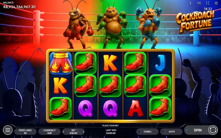 Cockroach Fortune slot screenshot 9