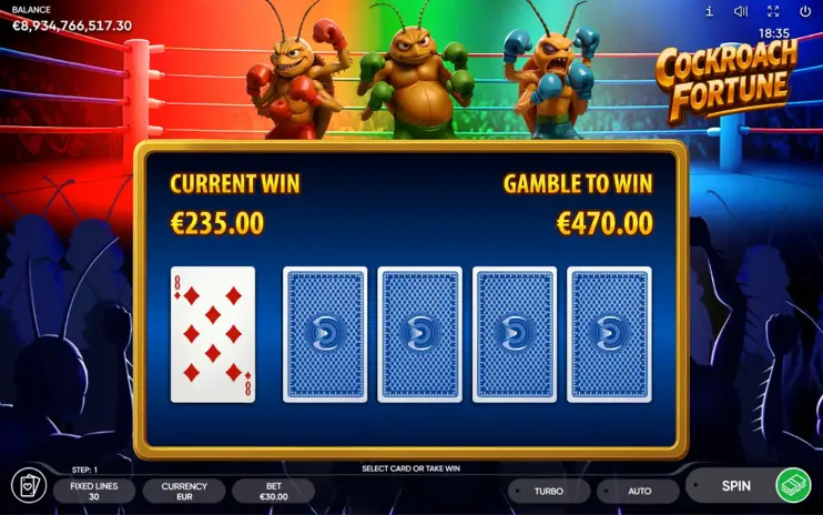 Cockroach Fortune slot screenshot 7