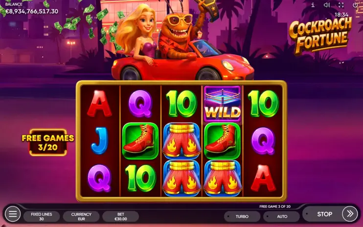 Cockroach Fortune slot screenshot 8
