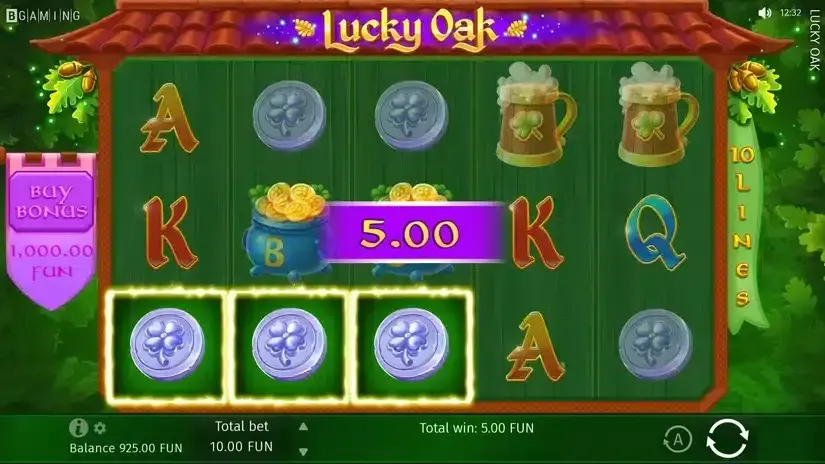 Lucky Oak slot screenshot 2
