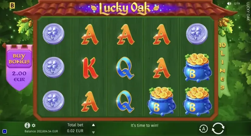 Lucky Oak slot screenshot 7