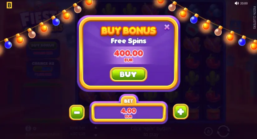 Fiesta Clusters slot screenshot 9
