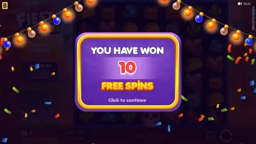 Fiesta Clusters slot screenshot 3