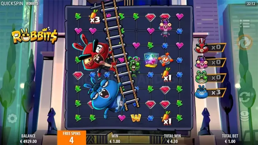 Robbits slot screenshot 8