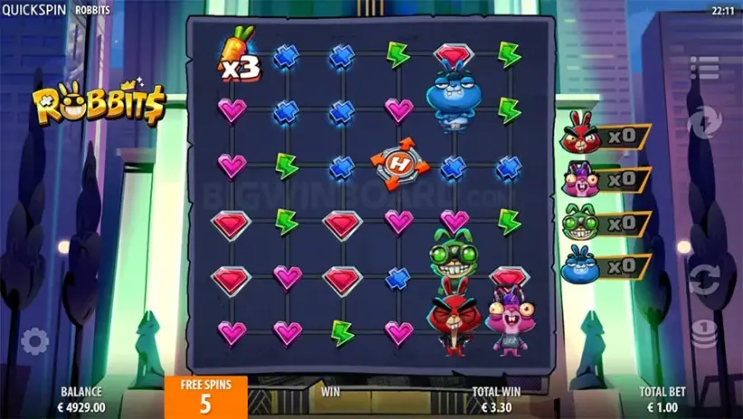 Robbits slot screenshot 7