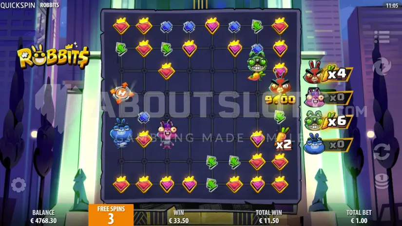 Robbits slot screenshot 10