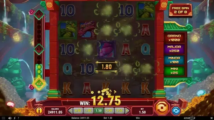 Temple of Prosperity slot screenshot 5