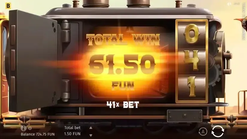 Train to Rio Grande slot screenshot 5